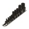 Performance Tool 9 pc. Impact Triple Square Bit Sockets, Stubby Design, CrMo, Rail W38965 - alternate 1