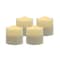 Homeroots Set of Four Ivory Flameless Tealight Candle, 4PK 485148 - alternate 5
