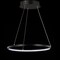 Jonathan Y Brice 15.75" Modern Contemporary Metal Round Integrated LED Pendant, Matte Black JYL7202A - alternate 16