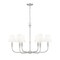 Z-Lite Tova Brushed Nickel 6 Light Chandelier 3049-32BN - alternate 1