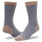 Railroad Sock Mens Premium Copper Infused Crew Socks, Charcoal/Copper, 6-12 M, 1 PR 4010 CH - alternate 3