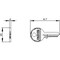 Siemens Key for RONIS key-operated switch, with special lock, possible 3SU1950-0FB80-0AA0-ZY04 - alternate 3