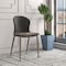 Leisuremod Mosaic Collection Modern Dining Chair in Charcoal Fabric MC44CH - alternate 7