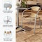Flash Furniture Round Table Set, Aluminum, Plastic, Rattan, Stainless Steel, Grey TLH-ALUM-24RD-020BGECHR4-GG - alternate 14