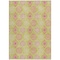 Homeroots 10' X 14' Lime Green Pink And Ivory Floral Medallion Washable Indoor Outdoor Area Rug 614604 - alternate 8