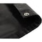 Tarps Now Heavy Duty Tarp, 10 ft x 12 ft, 20 Mil, Black, Vinyl FSVC18B-1012 - alternate 7