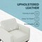 Leisuremod Chester Modern Leather Accent Armchair with Birch Wood Base, White CS33W-L - alternate 9