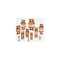 Ferraz Shawmut 1.62in x 3.62in, 600 VAC/300 VDC, 400 A, 200 kA AC/100 kA DC Interrupt, GMG Body, Copper Blade A6T400 - alternate 2
