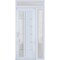Vdomdoors Front Exterior Prehung FiberGlass Door Frosted Glass / Manux 8088 White Silk / Sidelight and Transo MANUX8088EXD-WS-W30+14 x H80+14-RH - alternate 6