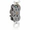 Leviton Straight Blade Receptacle, 5-15R, 15 A, 125V AC, Isolated Ground MT820-IGG - alternate 1