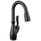 Delta Leland Single Handle Pull-Down Bar / Prep Faucet With Touch2O Technology 9678T-BL-DST - alternate 1