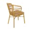 Bfm Seating Roatan, Stacking Aluminum Armchair, Synthetic Weave And Natural Bamboo Finish PH28C-NT - alternate 3