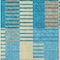 Homeroots 10' X 14' Teal Blue Orange And Sky Blue Striped Washable Indoor Outdoor Area Rug 613180 - alternate 8