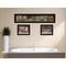 Homeroots Set Of Three COUNTRY BATH II 10 Black Framed Print Bathroom Wall Art, 3PK 405637 - alternate 3