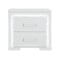 Global Furniture Usa Contemporary Naomi Silver Marble Nightstand With Led NAOMI-SILVER MARBLE-NS W/ LED - alternate 1