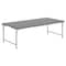 Flash Furniture Paige 30x60 Kid's Granite Gray Bi-Fold Plastic Folding Table with Carrying Handle RB-3060FH-KID-GY-GG - alternate 1