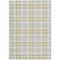 Homeroots 3' X 5' Yellow And Gray Plaid Washable Indoor Outdoor Area Rug 601374 - alternate 8
