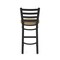 Holland Bar Stool Co 30" Stationary Bar Stool, Black Wrinkle, Canter Sand Seat 40030BW013 - alternate 9