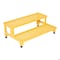 Vestil Adjustable Step Stand, 2 Step, 36 x 23", 15.25 Overall Height, Steel, Yellow ASP-36 - alternate 7