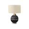 Monarch Specialties Lighting, 26"h, Table Lamp, Black / Gold Resin, Beige Shade, Contemporary, Modern I 9926 - alternate 1