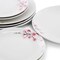 Elama Tamara 18 Piece Cherry Blossom Porcelain Dinnerware Set, Service for 6 in White and Pink 750123736M - alternate 6