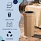 Happimess Fleur 25-Gallon Disposable Corrugated Cardboard Event Trash Can and Recycling Bin, Plain Brown, 2PK HPM1300A-SET2 - alternate 8