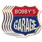 Signmission Bobby's Garage, 4 inch X 4 inch, Vinyl Decal, 5PK SHI-D-5PACK-4-383-BOBBY - alternate 1