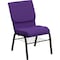 Flash Furniture Fabric Church Chair, Purple XU-CH-60096-PU-BAS-GG - alternate 1
