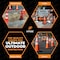 Xpose Safety Traffic Safety Cone, 36 in, PVC, Dual 6 in & 4 in Reflective Collar, DOT Approved, Orange OTC36-64-1-X - alternate 7