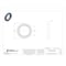 Nord-Lock Wedge Lock Washer, For Screw Size 10 mm Steel, Zinc Plated Finish, 200 PK 2375 - alternate 3