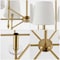 Jonathan Y Cillian 27" 6-Light Mid-Century Modern Iron LED Chandelier, Brass Gold JYL9918A - alternate 11