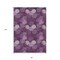 Homeroots 8' X 10' Eggplant Lavender And Ivory Polka Dot Washable Indoor Outdoor Area Rug 594229 - alternate 9