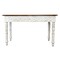 Homeroots 48" Natural and White Solid Wood Distressed Console Table 488795 - alternate 5