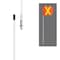 Safetywhips Warning Whip Heavy Duty Whip with Flag, White Whip, Orange Flag, Yellow Reflective X, 72 Length SW06QDNP-SXY - alternate 5