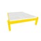 Homeroots Canary Yellow Solid Wood Queen Bed Frame 546719 - alternate 6