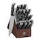 Henckels Statement 20-pc Self-Sharpening Knife Set with Block, Dark Brown, Stainless Steel 1013677 - alternate 1