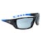 General Electric 04 Series Anti-Fog Impact-Resistant Safety Glasses Smoke Lens Black/Blue Frame 1 pk GE104SAF - alternate 7