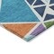 Homeroots 3' X 5' Dark Blue Green And Pink Geometric Washable Indoor Outdoor Area Rug 600408 - alternate 9