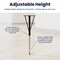 Flash Furniture Wren 60 in x 24 in Adjustable Height Activity Table, Thermal Laminate Top, Short Legs, Oak XU-A2460-REC-OAK-T-P-GG - alternate 10