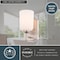 Vaxcel Laurelhurst 1-Light Wall Sconce, Satin Nickel, Frosted White Glass, 4.75-In. Wide W0574 - alternate 9