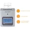 Nile Products Calculating Time Clock, Employees In/Out Time Tracker, Small Business Punch Pack Bundle Time Cards, Ribbon, Keys 4500PP - alternate 6