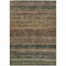 Homeroots 3' X 5' Brown And Gray Striped Washable Indoor Outdoor Area Rug 615830 - alternate 1