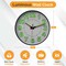 Clockswise 12in Round Glow-in-the-Dark Wall Clock With Green Luminous Numbers & Hands Easy-Read Light QI004619.12 - alternate 7