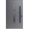 Vdomdoors Pivot Aluminum Door Axis 1130 Grey Entry Door W60xH100 Right Inswing AXIS1130PEXD-gre-W60xH100-RH-I - alternate 1