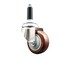 Service Caster 3 Inch 316SS Maroon Polyurethane Wheel Swivel 3/4 Inch Expanding Stem Caster SCC-SS316EX20S314-PPUB-MRN-34 - alternate 1