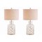 Jonathan Y Alvord 24.5" LED Glass Table Lamp, Mercury Silver, 2PK JYL1075A-SET2 - alternate 1