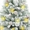 Homeroots 3' Full Flocked Pine Christmas Tree With Decorations 719201 - alternate 5