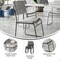 Flash Furniture HERCULES 500 lb. Capacity High Density Gray Vinyl Stacking Chair with Sled Base XU-8700-GRY-B-VYL-30-GG - alternate 10