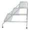 Vestil Aluminum Step Stand, 3 Step, Wide, Welded, 3 Steps, 30 Overall Height, Aluminum, Silver SSA-3W - alternate 8