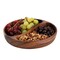Megachef 10 Inch Acacia Wood Divided Serving Bowl in Dark Brown 750122180M - alternate 1